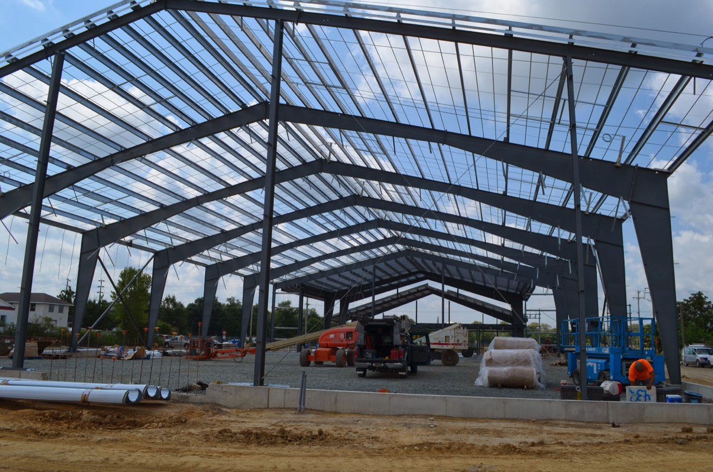 Steel Structure Fabrication Project